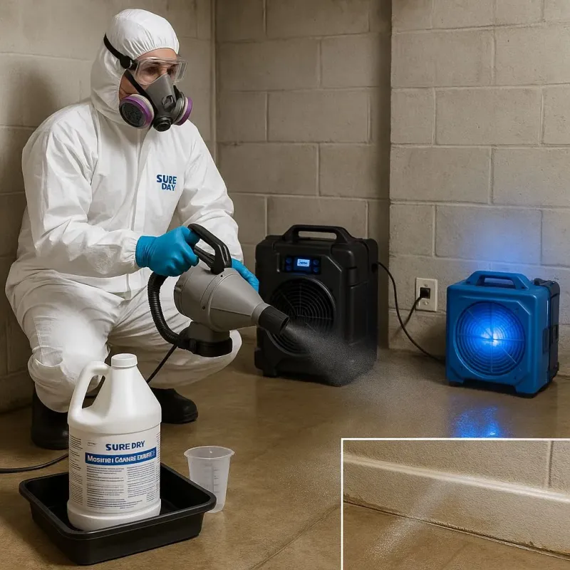 Sanitization and Odor Removal process in Machiasport, ME